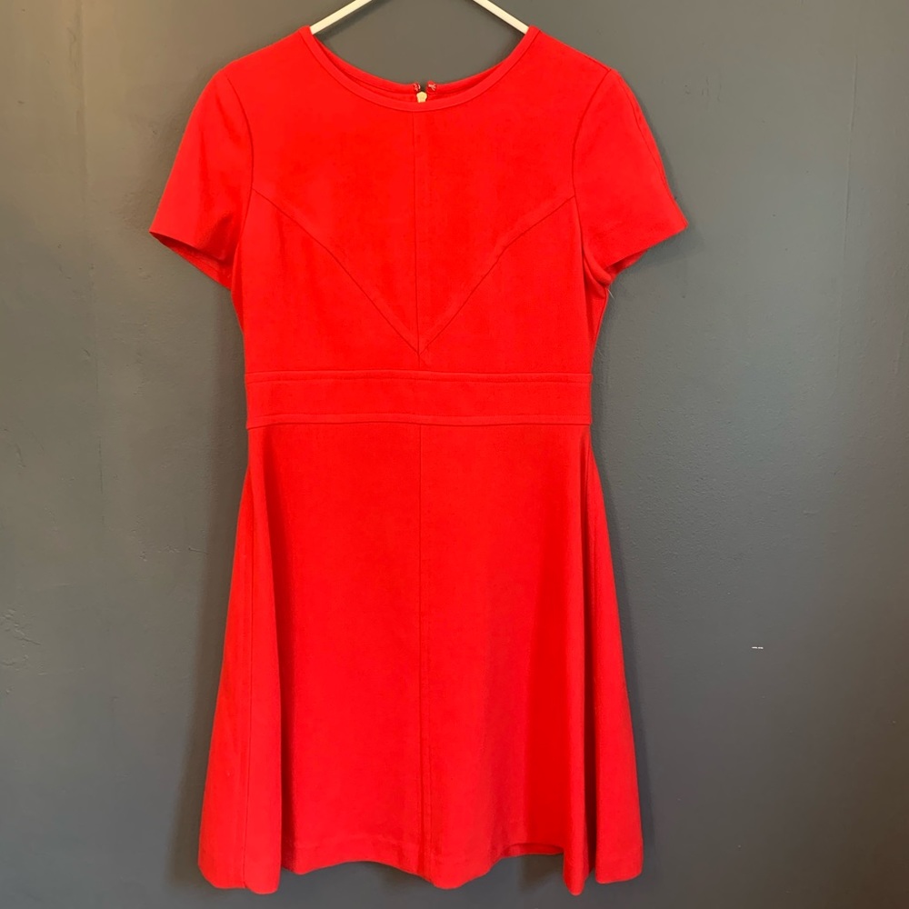Eliza J Red fit flare dress
